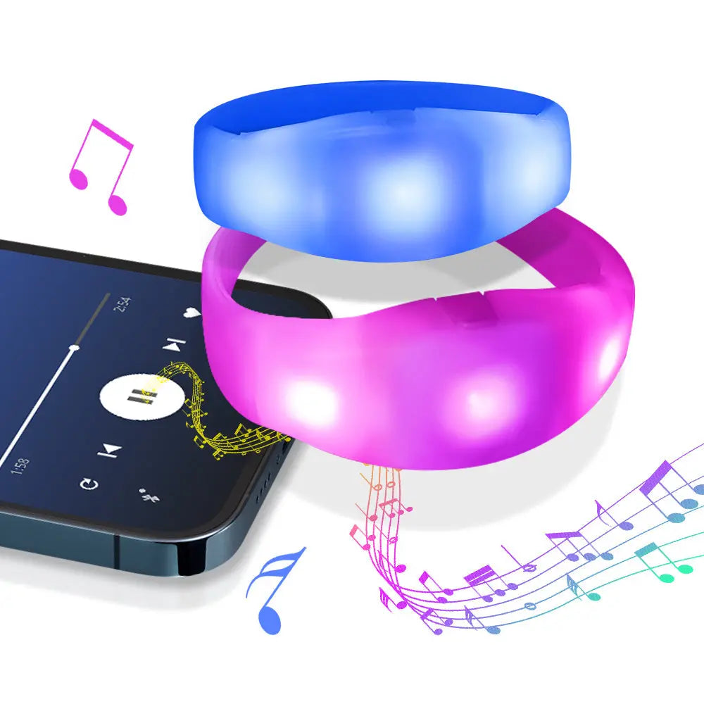 Factory Price Sound Activated LED Bracelets for Events-0