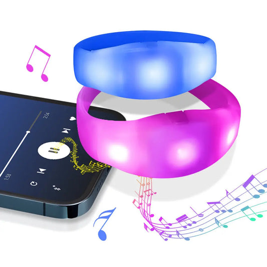 Factory Price Sound Activated LED Bracelets for Events-0