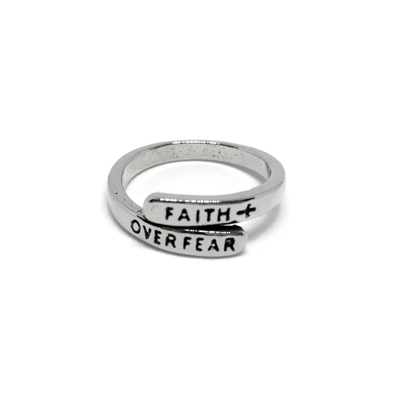 Faith Over Fear Adjustable Ring - Memoriex 