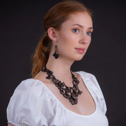 Fan Leaf Recycle Rubber Clover Earrings - Memoriex 