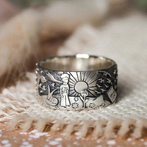 Fashion Engraved Finger Rings for Women/Men Retro Hiphop Party Personality Accessories Metallic Punk Unisex Rings Jewelry - Memoriex 