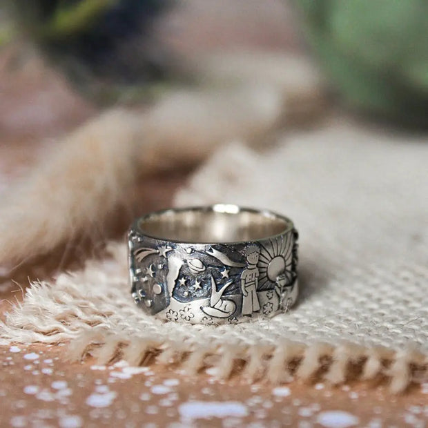 Fashion Engraved Finger Rings for Women/Men Retro Hiphop Party Personality Accessories Metallic Punk Unisex Rings Jewelry - Memoriex 