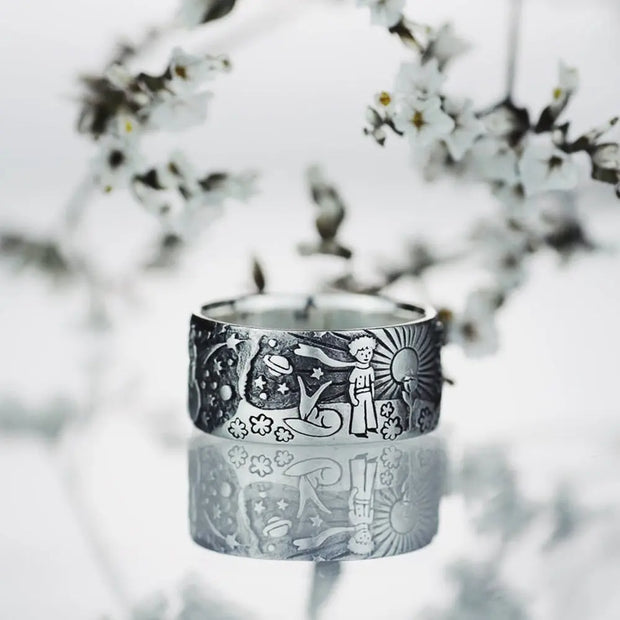 Fashion Engraved Finger Rings for Women/Men Retro Hiphop Party Personality Accessories Metallic Punk Unisex Rings Jewelry - Memoriex 