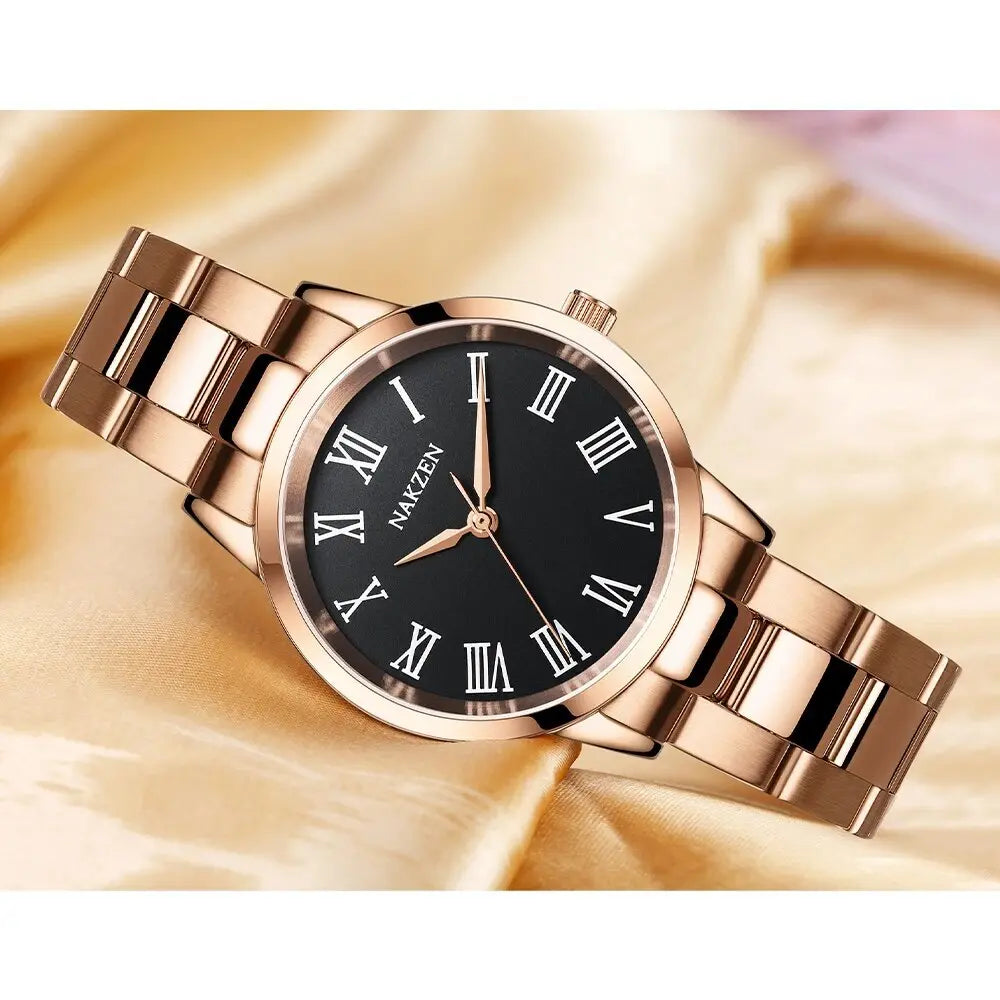 Fashion Ladies Watch Women 2020 New Rose Gold Dress Quartz Watches Luxury Diamond Wristwatches Relogio Feminino Bracelet Clock-2