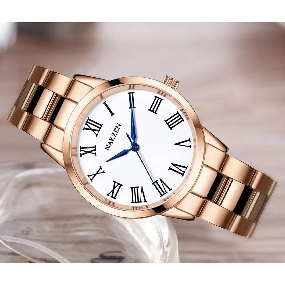 Fashion Ladies Watch Women 2020 New Rose Gold Dress Quartz Watches Luxury Diamond Wristwatches Relogio Feminino Bracelet Clock-3