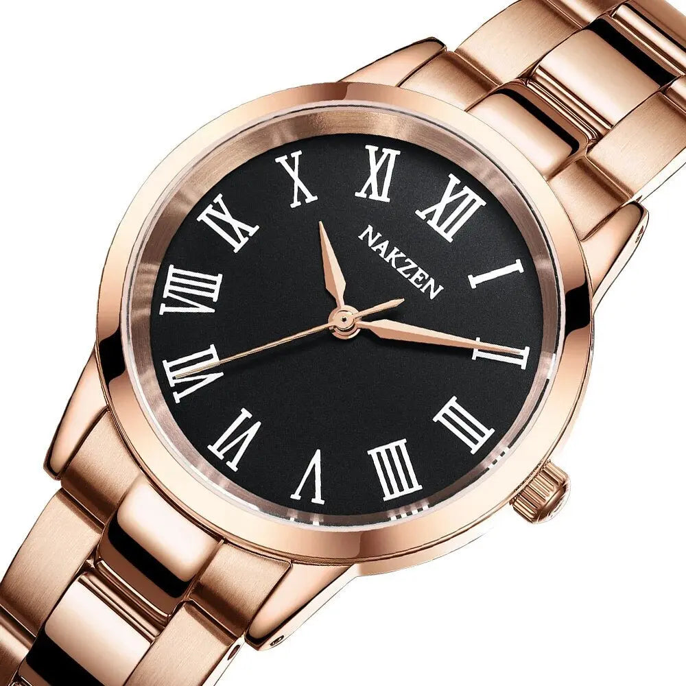 Fashion Ladies Watch Women 2020 New Rose Gold Dress Quartz Watches Luxury Diamond Wristwatches Relogio Feminino Bracelet Clock-5