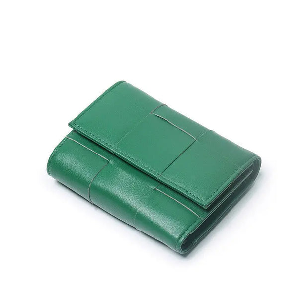 Fashion Sheepskin Small Purse Women's Short Style - Memoriex 