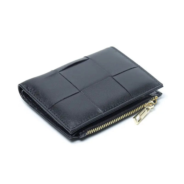 Fashion Sheepskin Small Purse Women's Short Style - Memoriex 