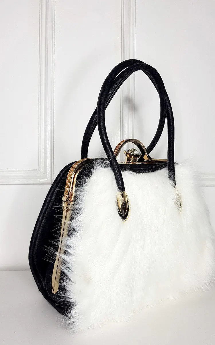 Faux Fur Handbag - Memoriex 