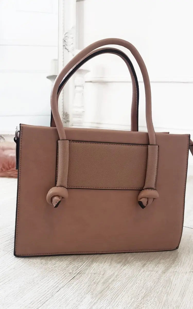 Faux Leather Handbag-1