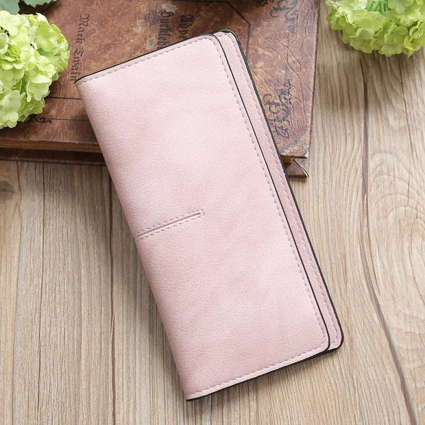 Female Multifunctional Simple Long Student Purse - Memoriex 