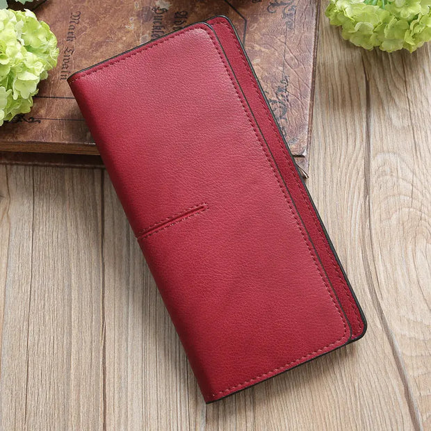 Female Multifunctional Simple Long Student Purse - Memoriex 