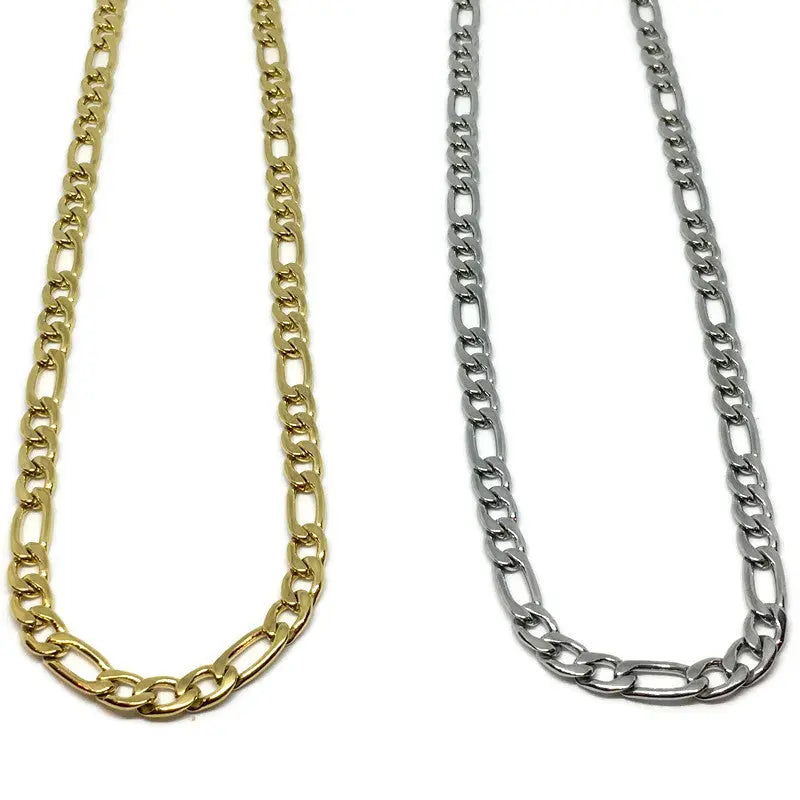 Figaro Chain Link Necklace-3