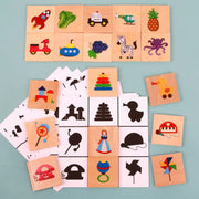Find Shadow Shape Matching Puzzle Parent Child Interaction 1-4 Year Old Baby Puzzle Teaching Tool - Memoriex 