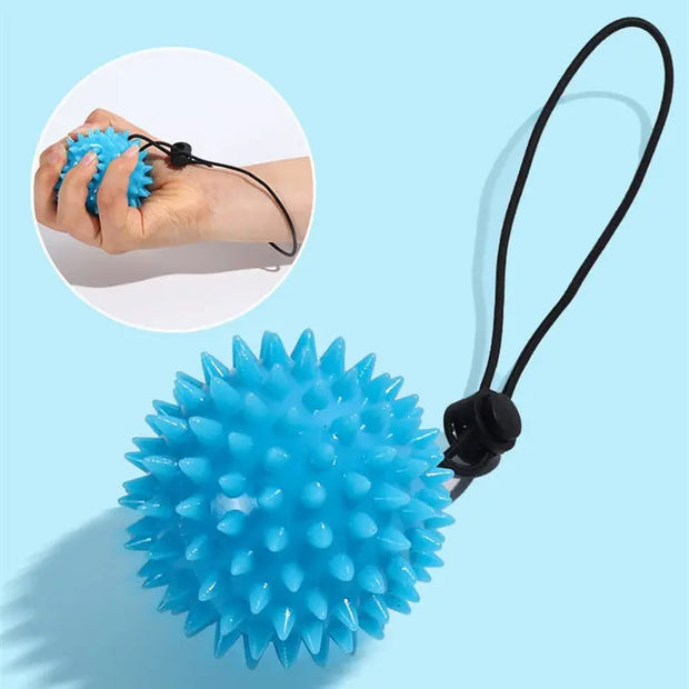 Finger splitting grip ball massage rehabilitation training for the elderly finger strength exercise grip ball - Memoriex 