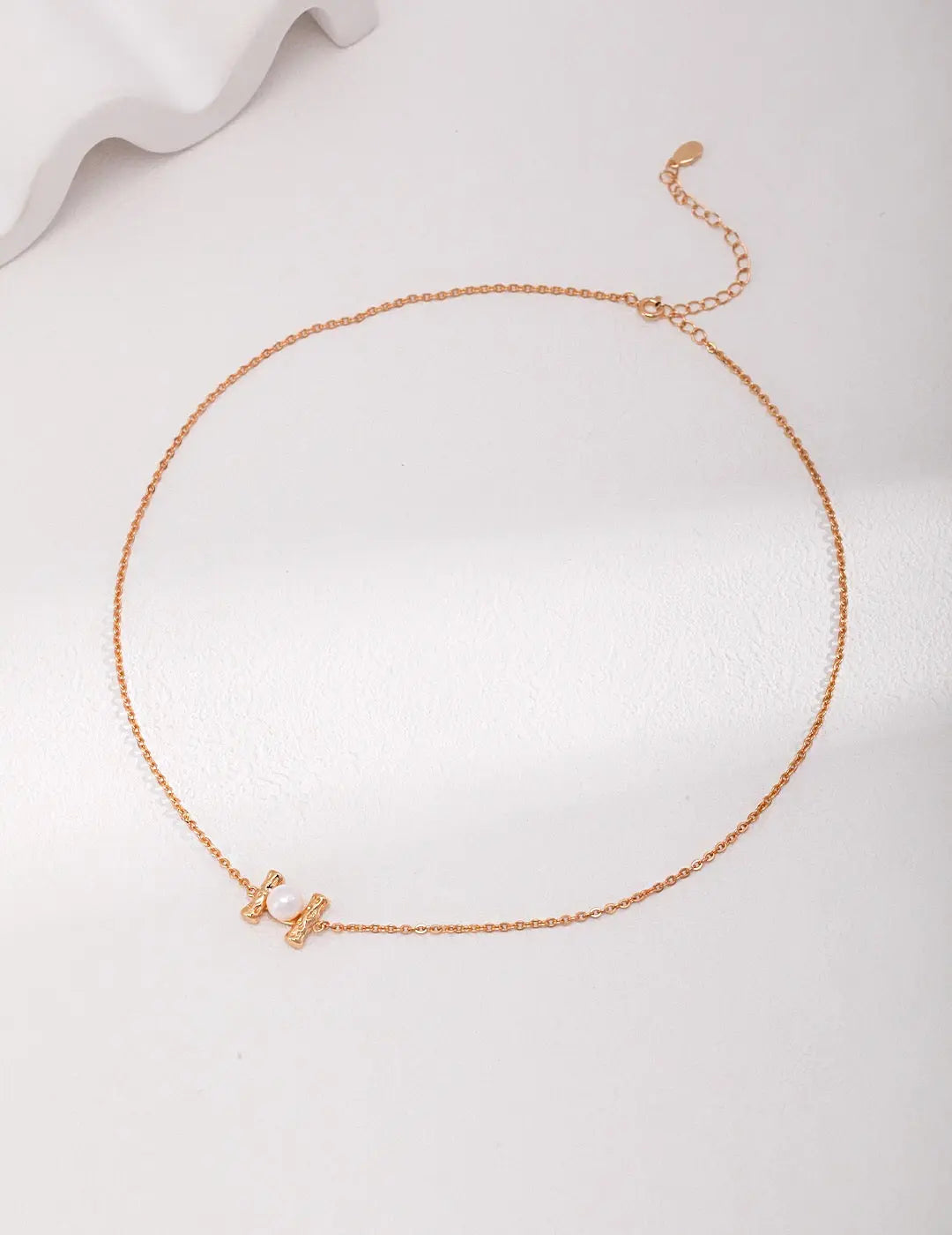 Floating Single Pearl Necklace-0