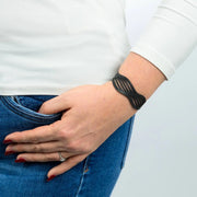 Flow Recycled Rubber Upcycled Bracelet-0