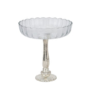 Fluted Glass Display Bowl - Memoriex 