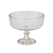 Fluted Glass Display Bowl - Memoriex 