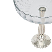 Fluted Glass Display Bowl - Memoriex 