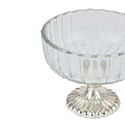 Fluted Glass Display Bowl - Memoriex 