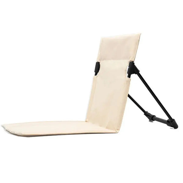 Foldable Camping Chair Outdoor Garden Park Single Lazy Chair Backrest Cushion Picnic Camping Folding Back Chair Beach Chairs - Memoriex 