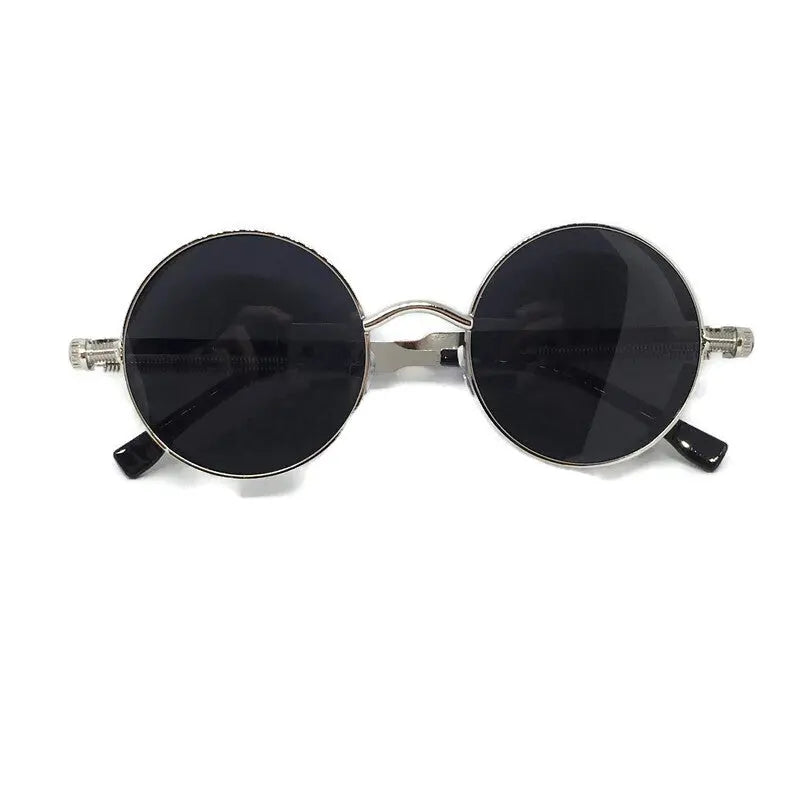 Framed Black x Silver Sunglasses-2