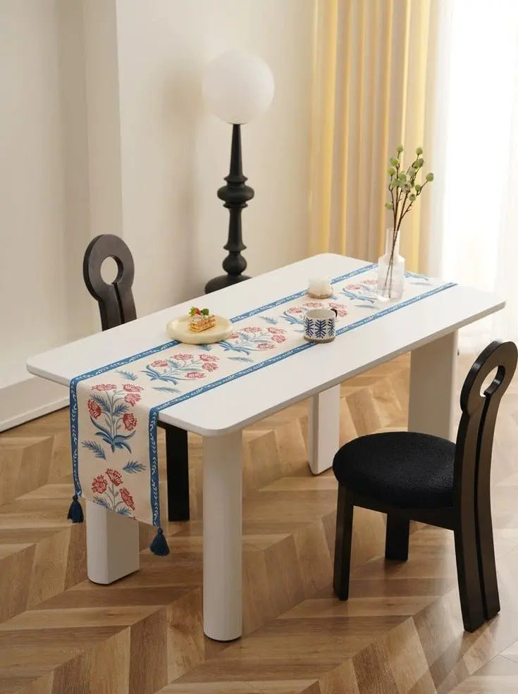 French Style Floral Table Runner-0