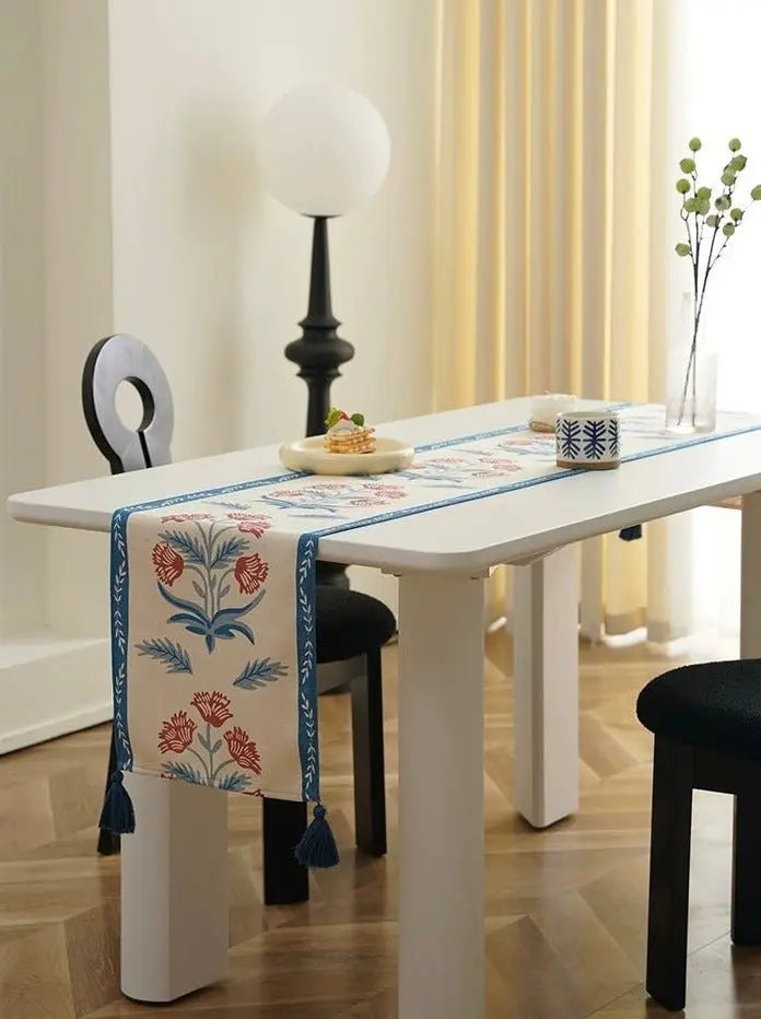 French Style Floral Table Runner-2