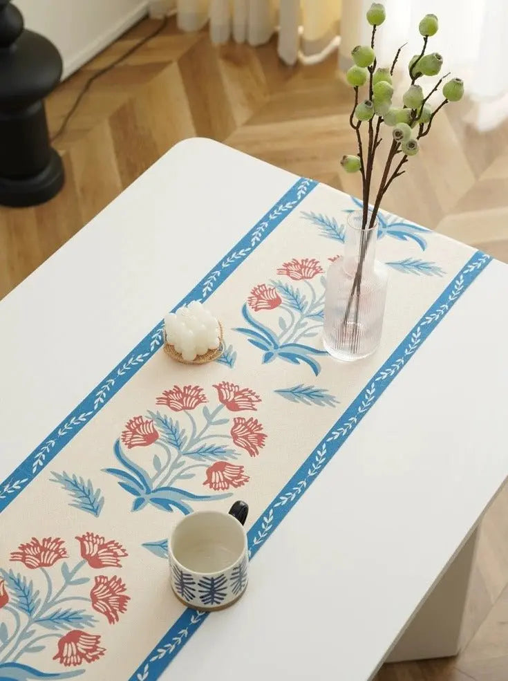 French Style Floral Table Runner-3