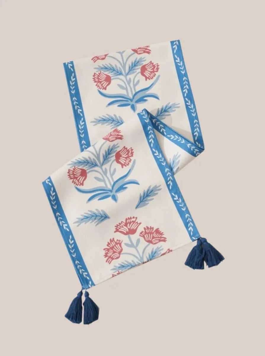 French Style Floral Table Runner-5