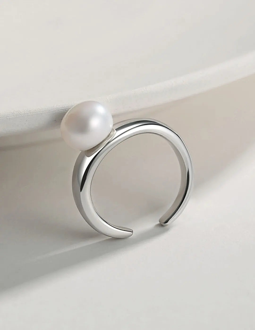 Freshwater Pearl Open Tail Ring-1