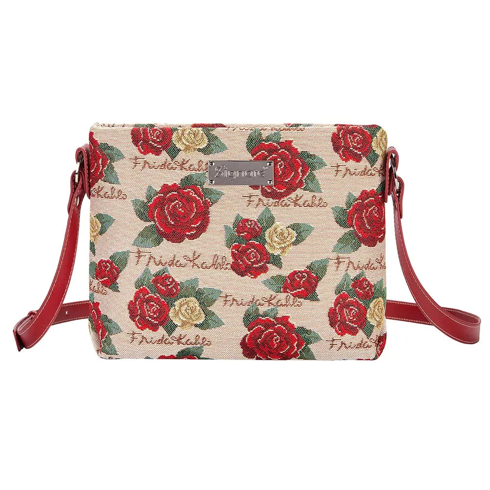 Frida Kahlo Rose - Cross Body Bag-0