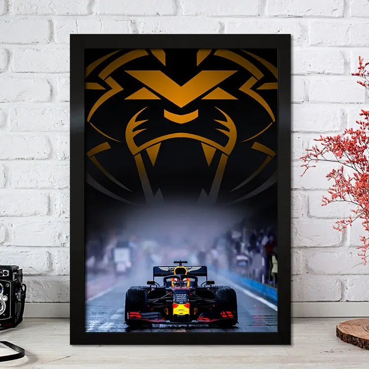 Poster Formel 1 Max Verstappen Rennfahrer Helm Rennwagen Red Bull I Deko Print ohne Rahmen-8