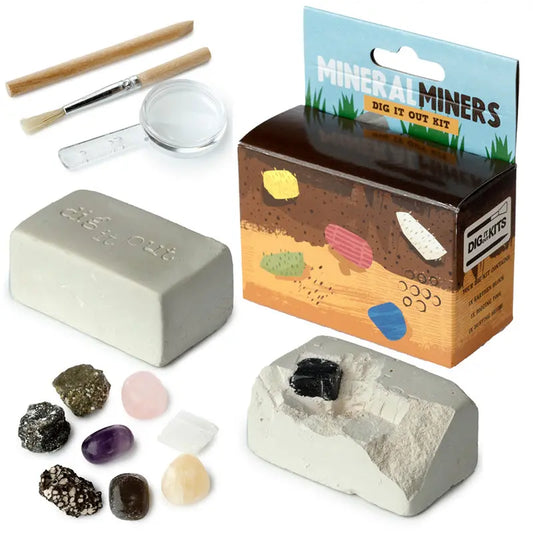 Fun Excavation Dig it Out Kit - Rocks, Minerals & Gems DIG51-0