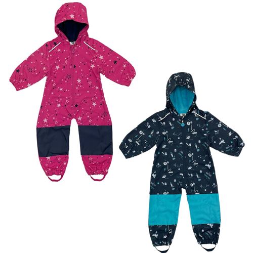 Kids Softshell Fleece Lined Rain Suit-0