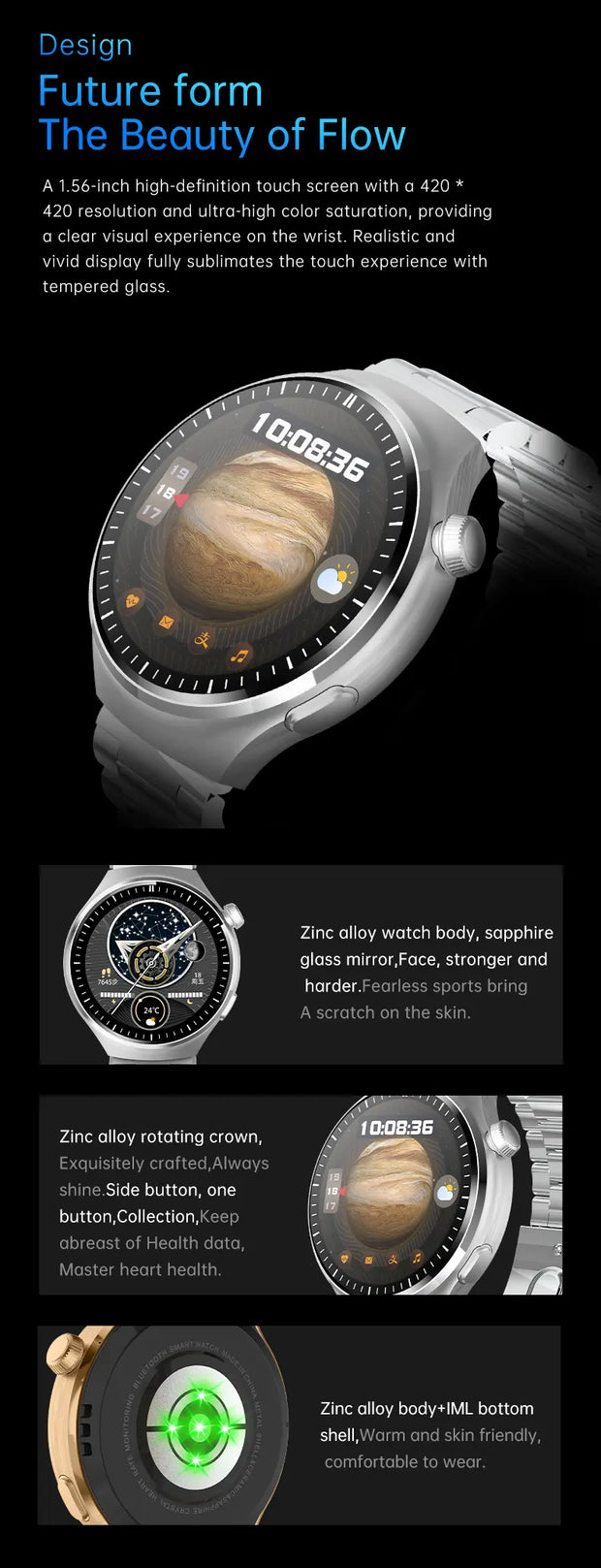 GS Watch4 Pro Smart Bracelet - Memoriex 