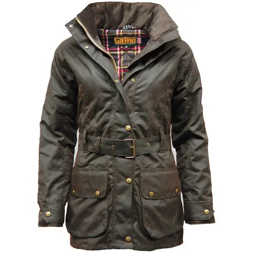 Game Cantrell Padded Antique Waxed Jacket - Memoriex 