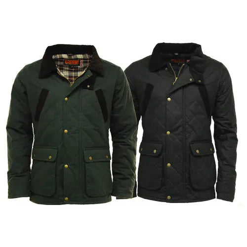 Game Oxford Quilted Wax Jacket - Memoriex 