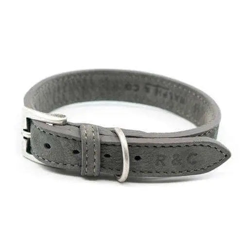 “Garda” Nubuck Leather Dog Collar – by Ralph & Co - Memoriex