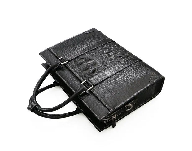 Genuine Crocodile Leather  Briefcase-3