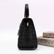 Genuine Crocodile Skin Bone Leather Top Handle Bags-1