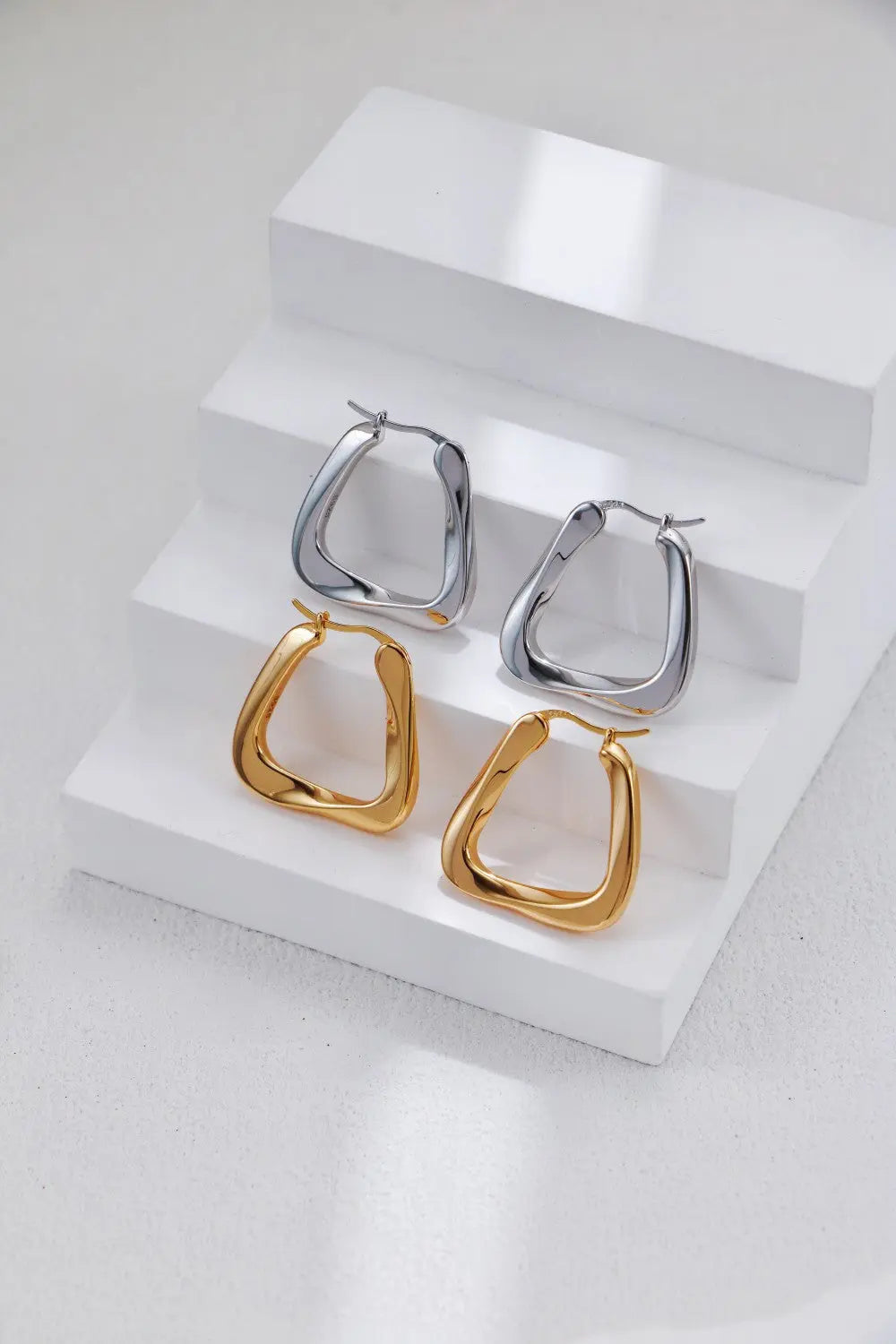 Geometric Irregular Earrings - Memoriex 