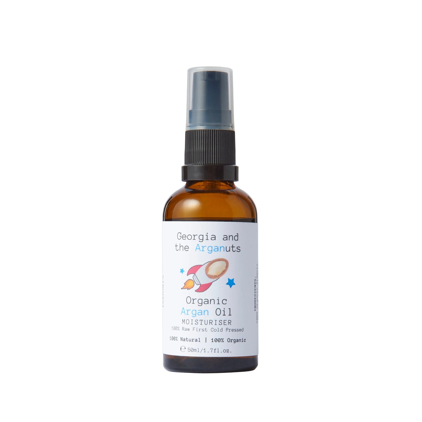 Georgia and the Arganuts Children's Organic Argan Oil Moisturiser 50ml | Nourishing and Soothing Care for Sensitive Skin - Memoriex