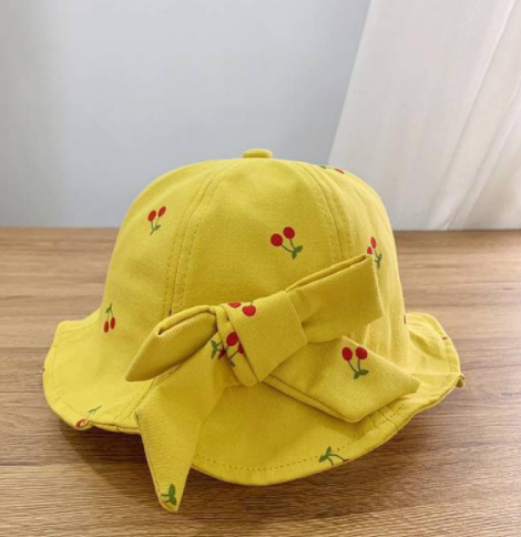 Girls 1-3 Years Old Fisherman Hat Ladies Spring And Autumn Windproof - Memoriex 