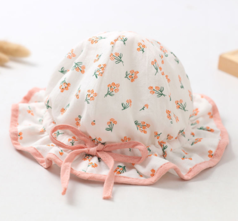 Girls 1-3 Years Old Fisherman Hat Ladies Spring And Autumn Windproof - Memoriex 
