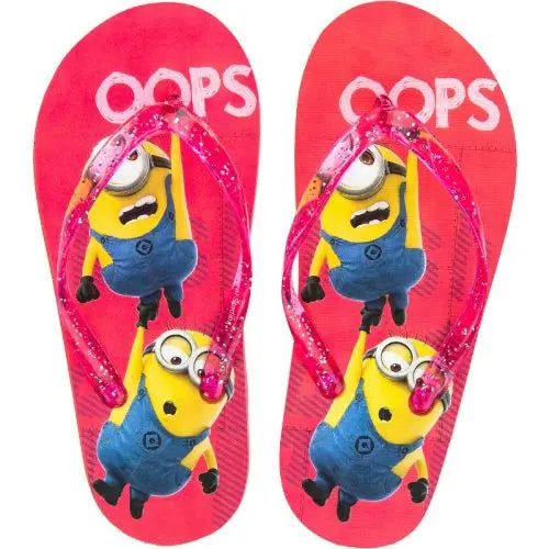 Girls Licenced Minions Flip Flops-1