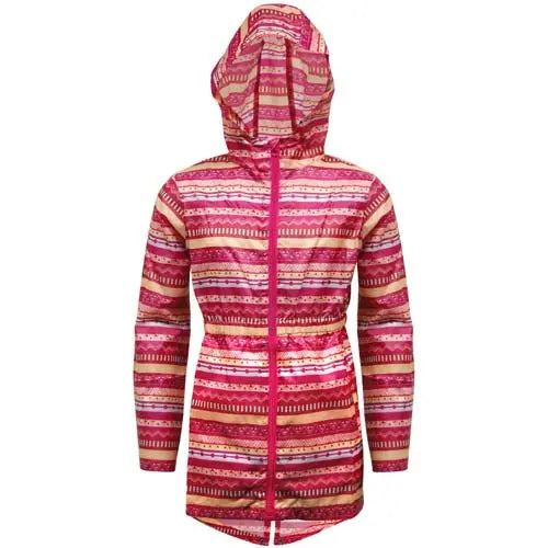 Girls Ruth Packaway Printed Cagoule - Memoriex 