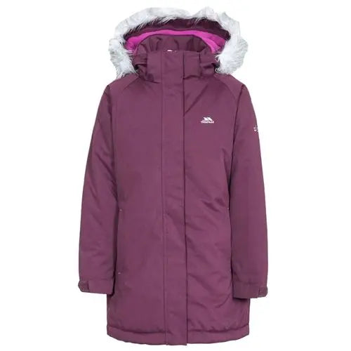 Girls Trespass Fame Waterproof Parka Jacket-6