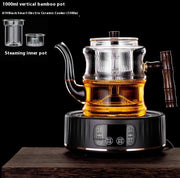 Glass Teapot High Temperature And Thickening Kettle Automatic Tea Steamer Home Kettle Electric Pottery Stove Bamboo Pot - Memoriex 